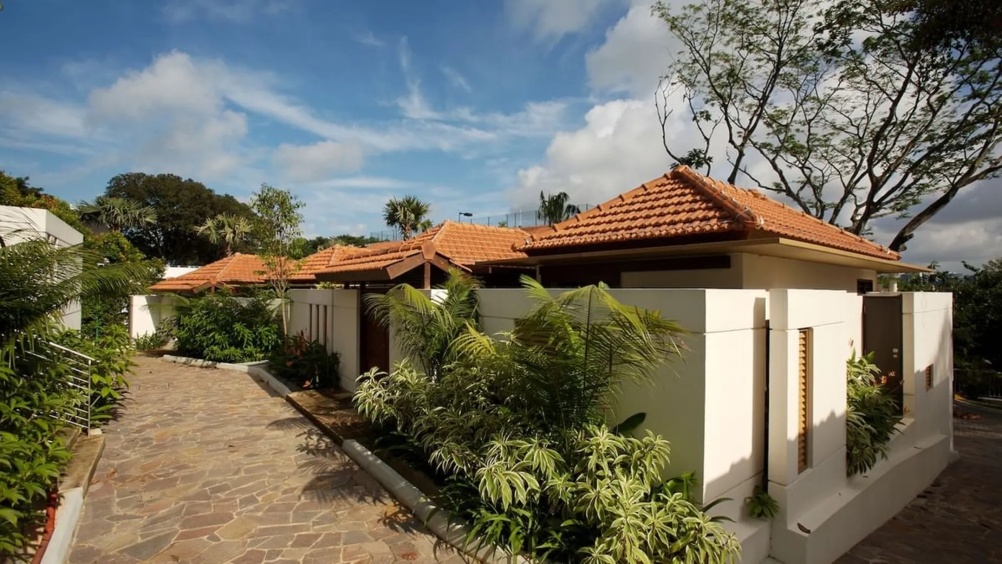 one bedroom villa facade